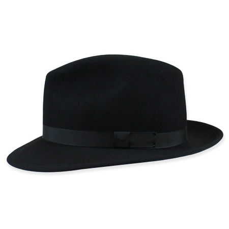 Black Fedora Hat