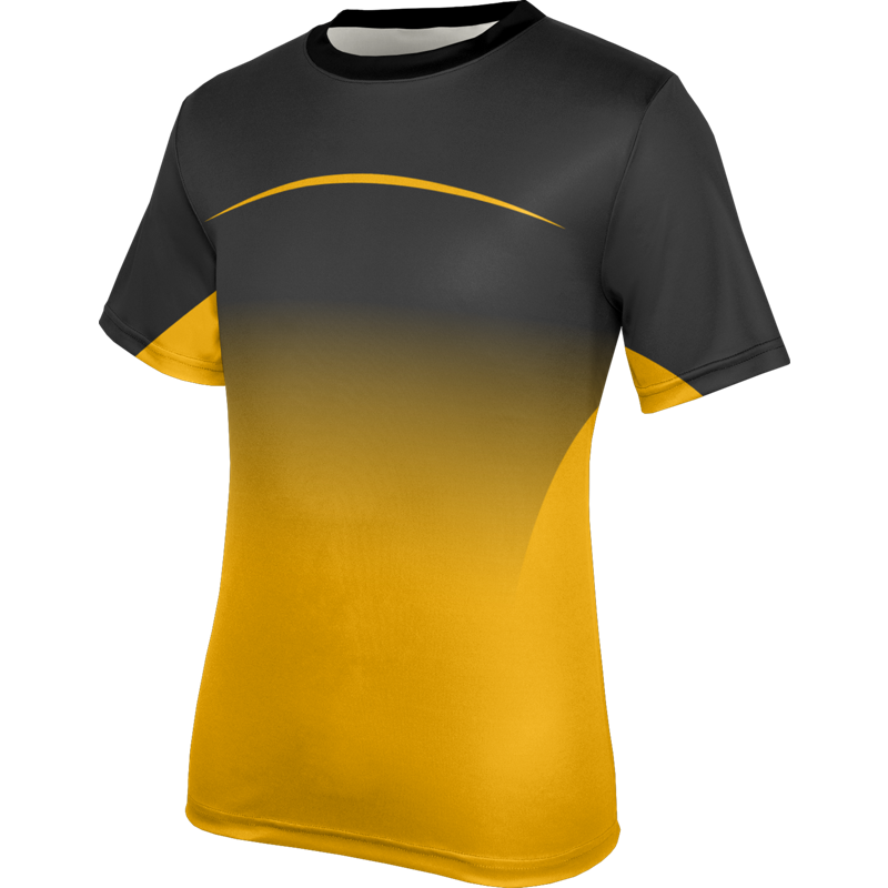 Gradient Printed Tennis Performance T-Shirt